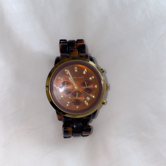 Michael Kors turtleshell watch - Picture 2 of 11